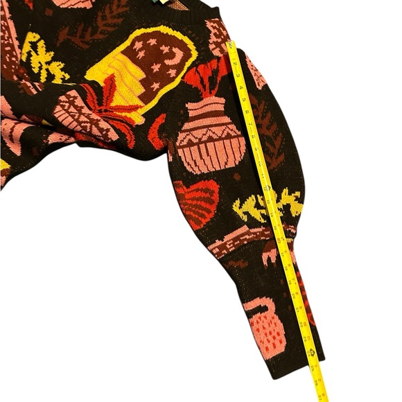 FARM Rio Multicolor Patterned Sweater Cardigan - Picture 12 of 15